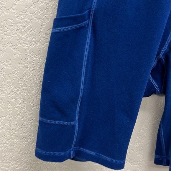 Wolven Blue Bike Shorts M With side Pockets - Picture 2 of 4